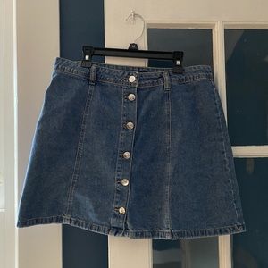 Divided from H&M denim mini skirt size 10